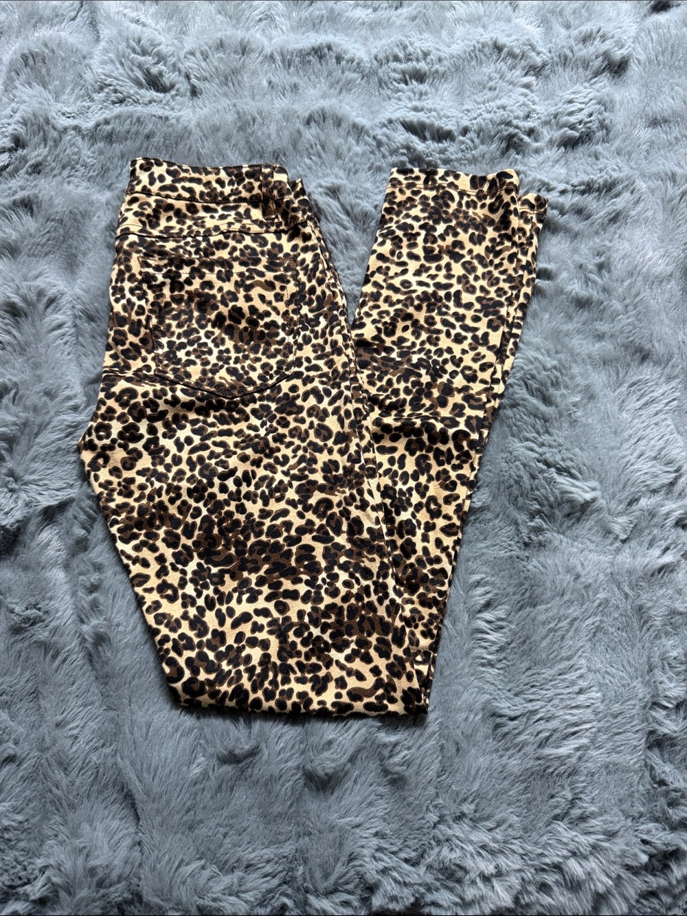 DNA couture Leopard Print Trousers - Beige and Brown